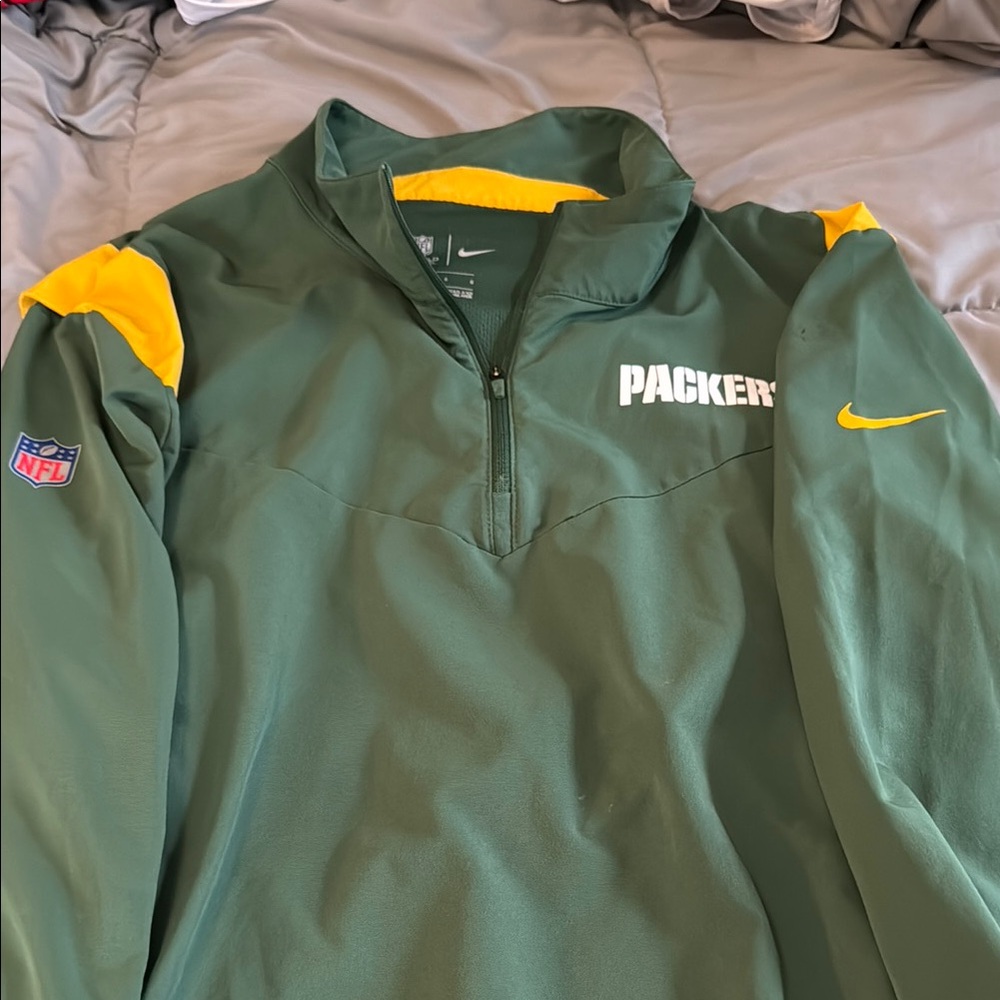 ⛳️ sale!! 🏈 Nike Green Packers NFL Jacket